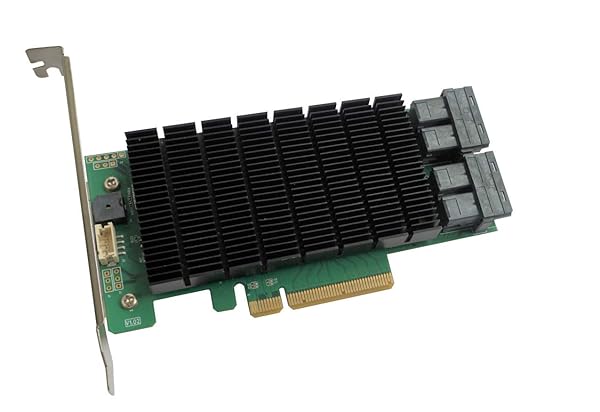 HighPoint HighPoint Technologies RocketRAID 3740C PCIe 3.0 x8 16-Port 12Gb/s SAS RAID Controller for High Performance Storage Solutions - View 4 of 5