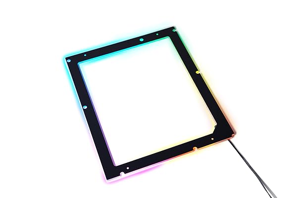 Formulamod Formulamod ATX Motherboard RGB Backplate Light Emitting 5V 3 Pin ARGB Desktop Decor Lamp Strip Back Light Pad