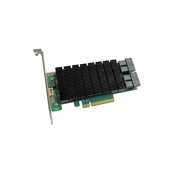 HighPoint HighPoint Technologies RocketRAID 2840C PCIe 3.0 x8 16-Port 6Gb/s SAS SATA RAID Controller for High Performance Storage Solutions - View 4 of 5