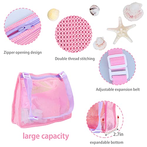 Tagitary Tagitary Beach Sand Toys Set for Kids 3-10 Includes Bucket Watering Can Shovel Rake Sand Molds and Beach Shell Bag - View 5 of 8