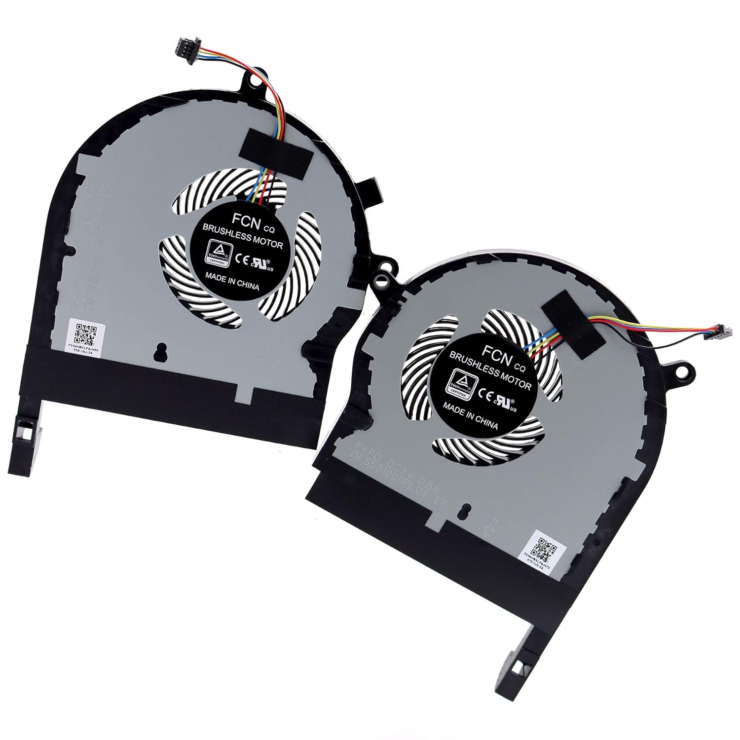 Deal4GO Deal4GO CPU and GPU Graphics Cooling Fan Replacement for ASUS TUF Gaming FX504 FX504GD ES51 FX504GM ES74 TUF504 FX80 ZX80