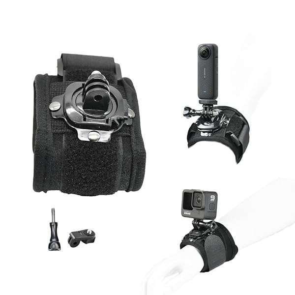 vgsion Vgsion Accessory Kit for Insta360 & GoPro: Chest, Head, Wrist Straps & Backpack Clip for Ultimate Camera Support - View 5 of 10