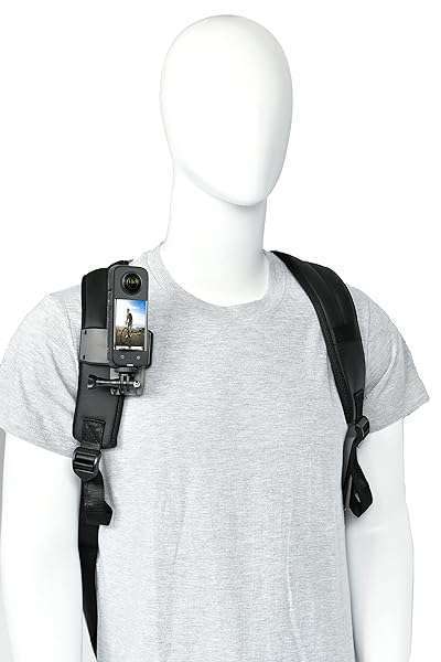 vgsion Vgsion Accessory Kit for Insta360 & GoPro: Chest, Head, Wrist Straps & Backpack Clip for Ultimate Camera Support - View 8 of 10