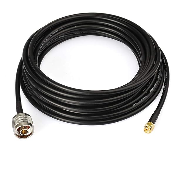 Superbat Superbat 15ft Type N to SMA Coax Cable N Male to SMA Male Connector for ADS-B Ham Radio WiFi Antenna or Surge Arrester Use - View 3 of 5
