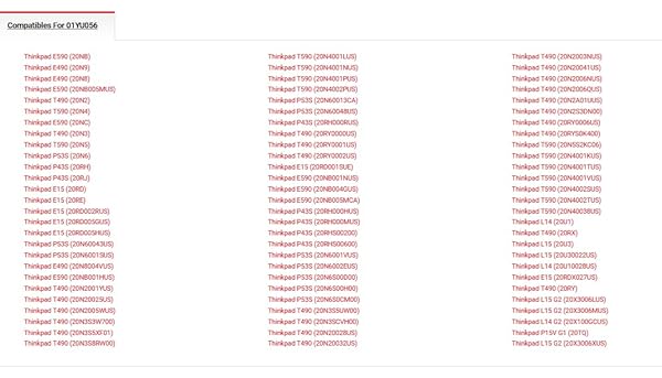 GinTai GinTai Touchpad Trackpad Clickpad for Lenovo Thinkpad L14 L15 E495 E595 T495 T14 Gen 1 Replacement Parts - View 5 of 5