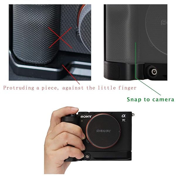 WEPOTO WEPOTO A7C Cage Quick Mounting Plate for Sony A7C Protects Camera from Abrasion and Enhances Traction - View 8 of 8