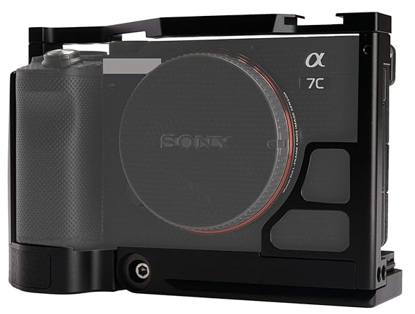 WEPOTO A7C Cage Quick Mounting Plate for Sony A7C Protects Camera from Abrasion and Enhances Traction