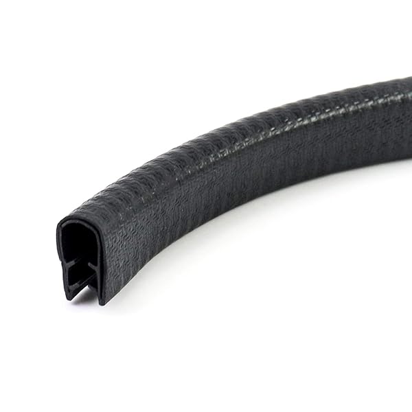QWORK QWORK 20 Feet EPDM Rubber Edge Trim Seal Strip for 1/16 to 1/8 Inch Edges Durable Weatherproof Protection - View 2 of 8