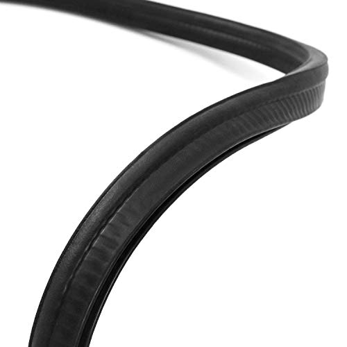 QWORK QWORK 20 Feet EPDM Rubber Trim Seal Top Bulb Fits Edge 1/16 to 1/8 Durable Weatherstrip for Doors and Windows - View 3 of 8