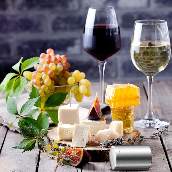 YIFOCUS YIFOCUS Stainless Steel Toothpick Holder Dispenser with 500 Bamboo Toothpicks for Teeth and Appetizers - View 7 of 7