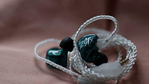 CCA KZ ZST X Dual Driver Wired Earbuds HiFi Ergonomic Gaming Earphones with Detachable Cable for Audiophiles and DJs - View 7 of 8