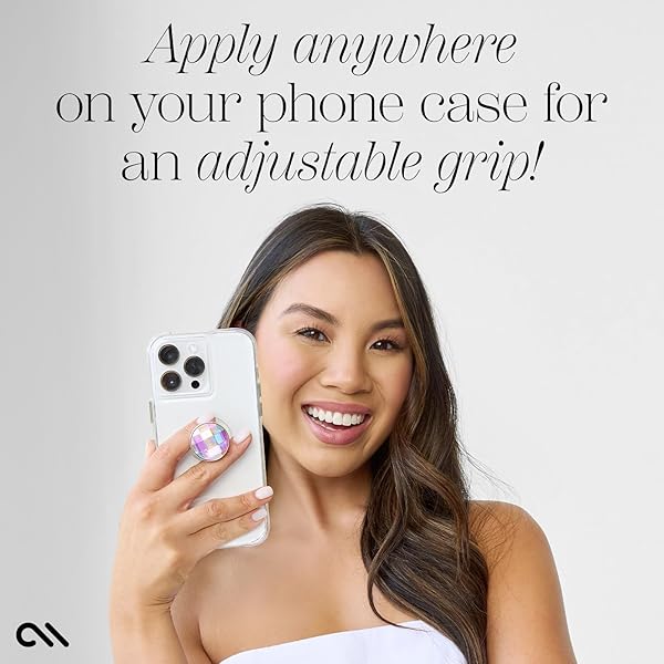 Case-Mate Case-Mate Minis: Iridescent Crystal Phone Grip & Stand for iPhones, Androids & Kindles - Removable for Wireless Charging - View 3 of 8