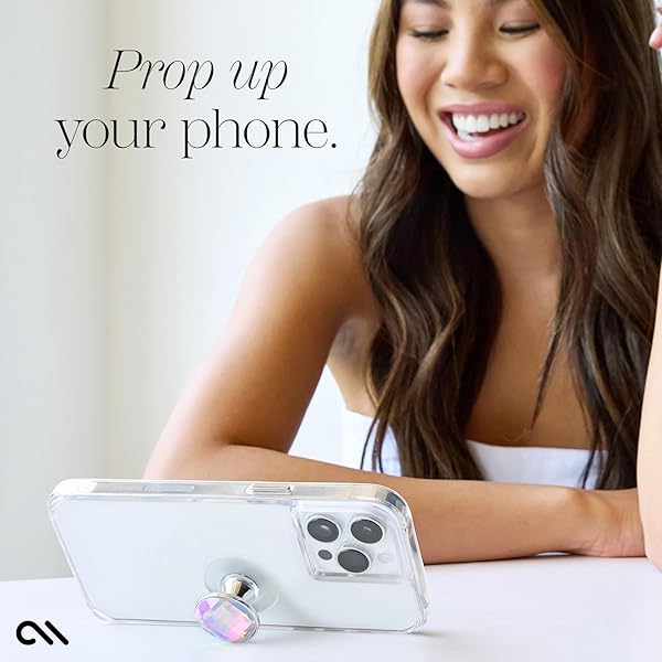 Case-Mate Case-Mate Minis: Iridescent Crystal Phone Grip & Stand for iPhones, Androids & Kindles - Removable for Wireless Charging - View 4 of 8