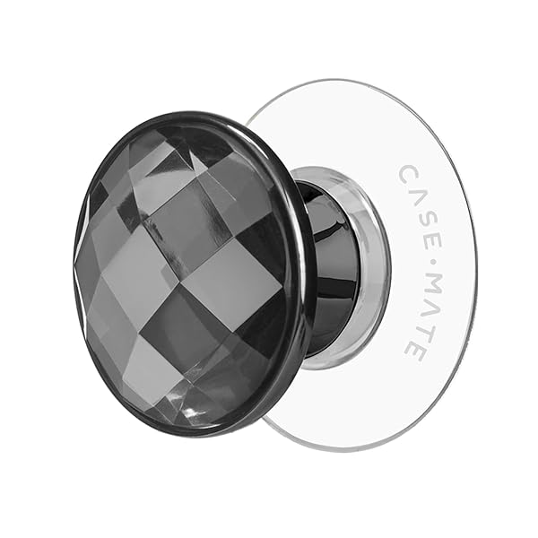 Case-Mate Case-Mate Minis: Removable Suction Cup Phone Grip & Stand for iPhones, Androids & Kindles - Black Crystal - View 3 of 8