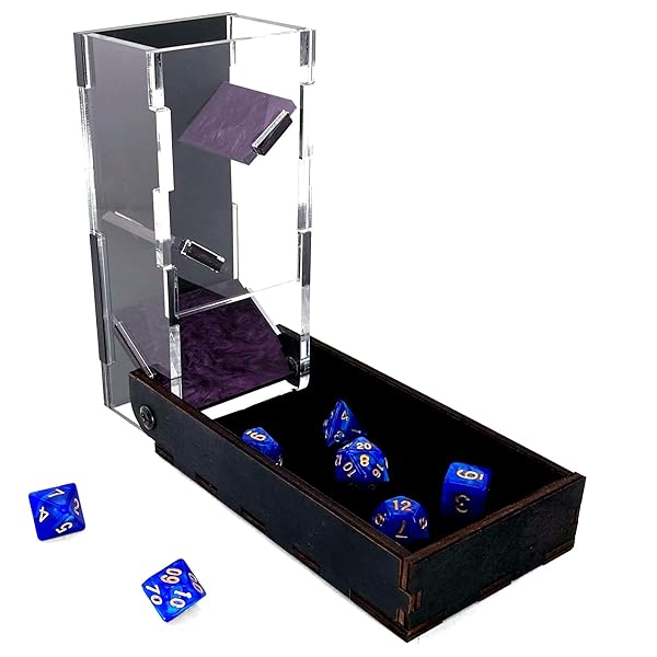 C4Labs Buy C4Labs Colour Lux Drawbridge Dice Tower in Symphony Violet - Perfect for Gamers!