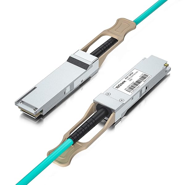 10Gtek 10Gtek 100G QSFP28 Active Optical Cable 100GBASE QSFP28 to QSFP28 EDR OM3 AOC Cable for Mellanox MFA1A00-C015 15 Meter - View 3 of 4