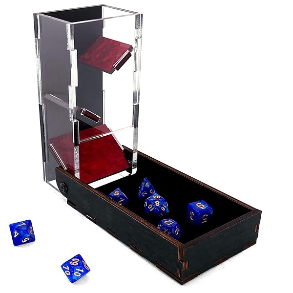C4Labs Buy C4Labs Colour Lux Drawbridge Dice Tower in Symphony Red - Perfect for Gamers!