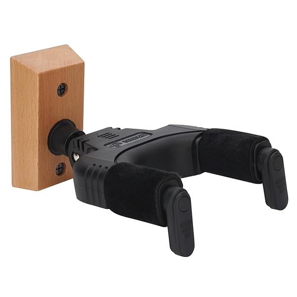Sondery Sondery Guitar Hanger Wall Mount Adjustable Hook Holder for Acoustic Electric Guitar Ukulele Bass Banjo Mandolin NOT for Nitro Finish