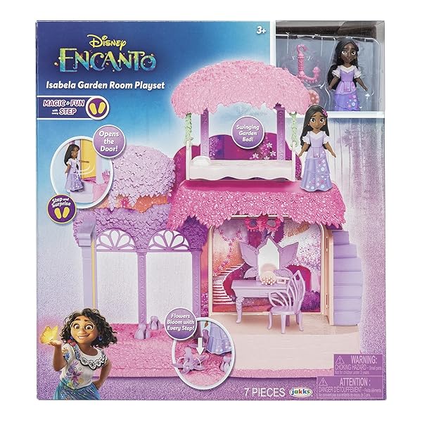 Disney Encanto Disney Encanto Isabela's Garden Room Playset with Isabela Doll Figure and Blooming Flowers - View 7 of 10