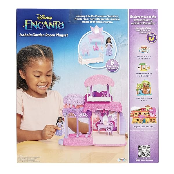 Disney Encanto Disney Encanto Isabela's Garden Room Playset with Isabela Doll Figure and Blooming Flowers - View 8 of 10