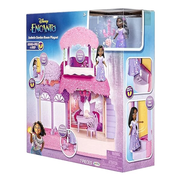Disney Encanto Disney Encanto Isabela's Garden Room Playset with Isabela Doll Figure and Blooming Flowers - View 10 of 10