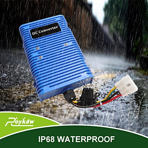 Roykaw Roykaw Golf Cart Voltage Reducer Regulator 36V 48V to 12V DC Converter for EZGO Club Car Yamaha Dual Power Source 30A 360W - View 7 of 8