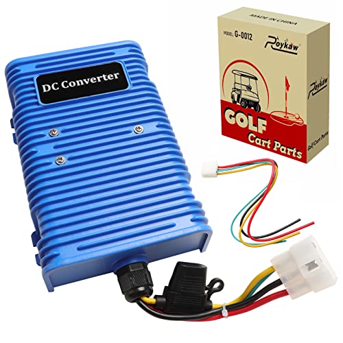 Roykaw Roykaw Golf Cart Voltage Reducer Regulator 36V 48V to 12V DC Converter for EZGO Club Car Yamaha Dual Power Source 30A 360W - View 2 of 8