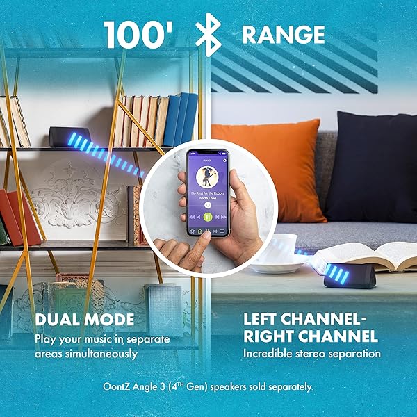 Cambridge Soundworks Buy OontZ Golf-Edition Bluetooth Speaker - 10W, 100ft Range, Portable & Loud for Action Sports - Golf Green - View 5 of 8