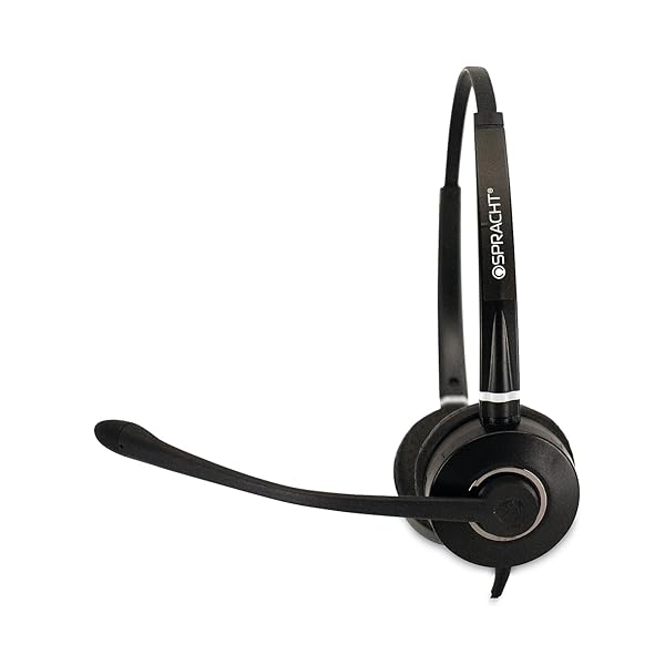 Spracht Spracht HS-WD-USB-2 Dual Ear USB Headset for Softphone Compatible with PC and Mac - View 3 of 6
