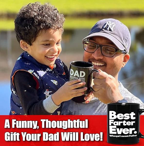 GR8AM Best Farter I Meant Father 12oz Color Changing Mug Funny Gifts for Dads Unique Birthday Presents for Men Father of the Year - View 3 of 6