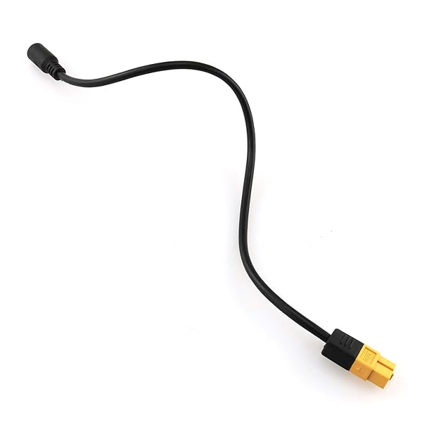 DGZZI DGZZI XT60 Adapter Cable Female Bullet Connector to DC 5.5x2.1mm Power Cable for Fatshark Skyzone FPV Monitor - View 4 of 6
