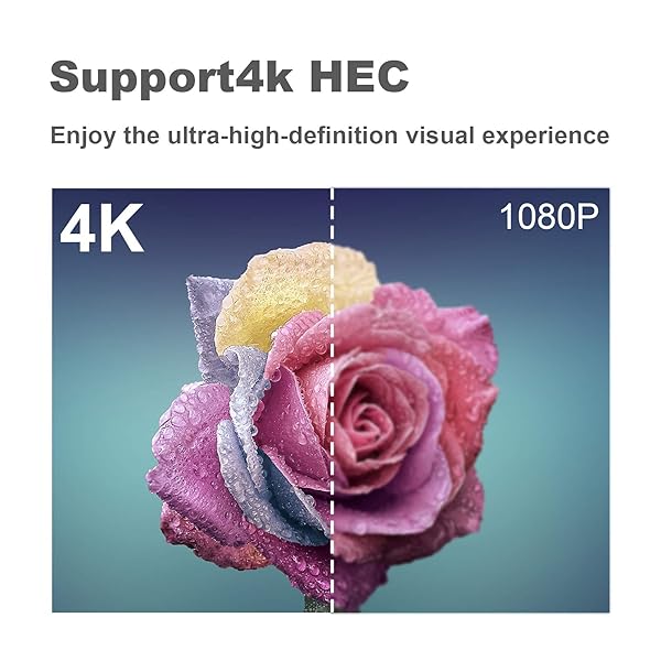 LEENUE LEENUE HDMI Extender Cable Male to Female Adapter 4K 3D Short HDMI Extension Cable for Roku PS5 Laptop Nintendo Switch 2-Pack - View 7 of 8