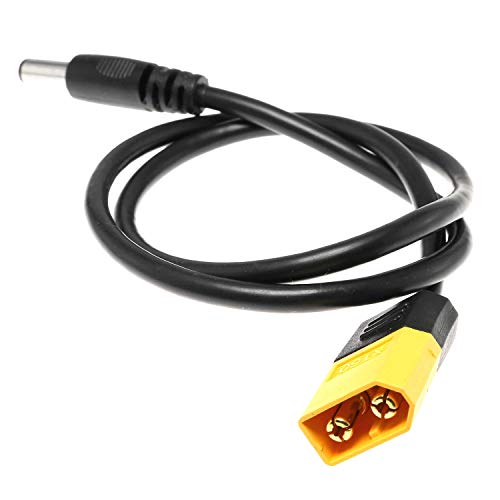 DGZZI DGZZI XT60 Adapter Cable Male Bullet Connector to DC 5.5x2.1mm Power Cable for Fatshark Skyzone FPV Monitor - View 6 of 6