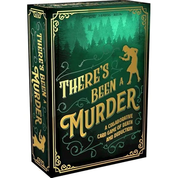 There's Been A Murder Collaborative Card Game of Death and Deduction for Ages 14 and Up by Pressman