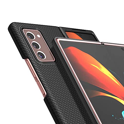 BELTRON BELTRON Galaxy Z Fold2 5G Case with Clip Snap-On Protective Cover Rotating Belt Holster and Kickstand Black 2020 Model SM-F916 - View 6 of 10