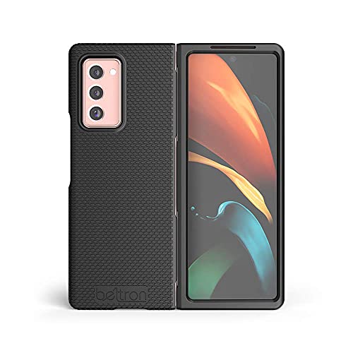 BELTRON BELTRON Galaxy Z Fold2 5G Case with Clip Snap-On Protective Cover Rotating Belt Holster and Kickstand Black 2020 Model SM-F916 - View 7 of 10