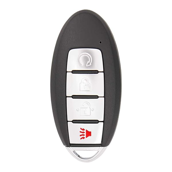 Keyless2Go Replacement 4 Button Proximity Smart Key for Nissan KR5TXN3 285E3-5RA6A