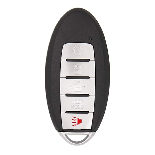 Keyless2Go Replacement 5 Button Proximity Smart Key for Nissan KR5TXN4 285E3-6CA6A