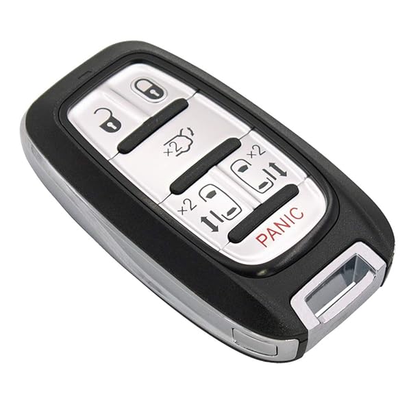 Keyless2Go Keyless2Go Replacement Smart Key for Chrysler Pacifica 6 Button Proximity M3N-97395900 68241532 AC - View 3 of 7