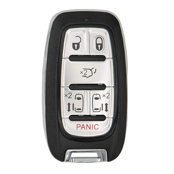 Keyless2Go Keyless2Go Replacement Smart Key for Chrysler Pacifica 6 Button Proximity M3N-97395900 68241532 AC