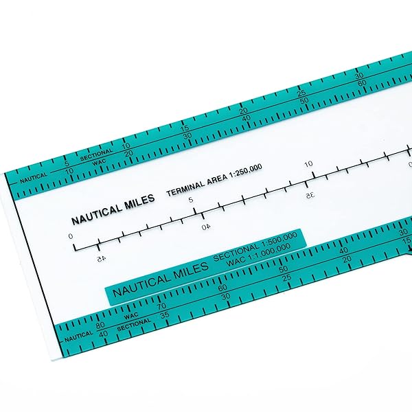Destination Departure Destination Departure Aviation Plotter Slide Rule Flight Computer for Pilots VFR IFR Navigation Ruler Student Accessories - View 9 of 10