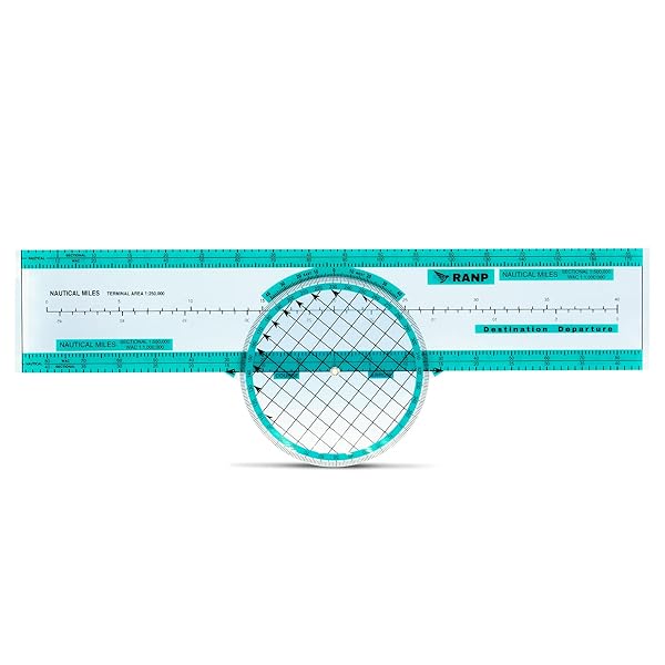 Destination Departure Destination Departure Aviation Plotter Slide Rule Flight Computer for Pilots VFR IFR Navigation Ruler Student Accessories