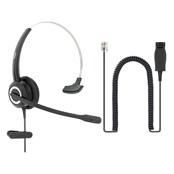 daily headset Avaya HD Voice Headset with HIS Adapter for 1600, 9600, J100 Series IP Phones & 3.5mm Compatibility