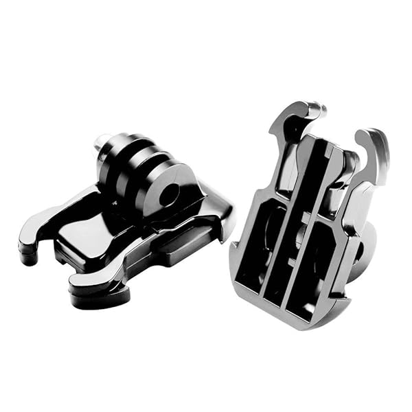 Vcufflinks 5 Pcs Buckle Clip Basic Mount for GoPro Hero Series and Other Action Cameras Black Silver - View 4 of 4