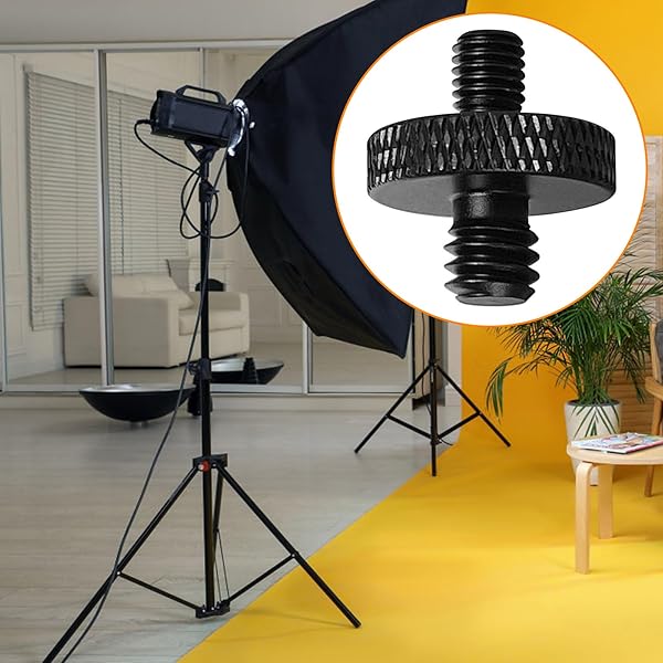 Mewuthede Mewuthede 4 Pcs 1/4 Inch Male to M5 Male Thread Screw Adapter for Tripod Mounting Camera Converter - View 6 of 6