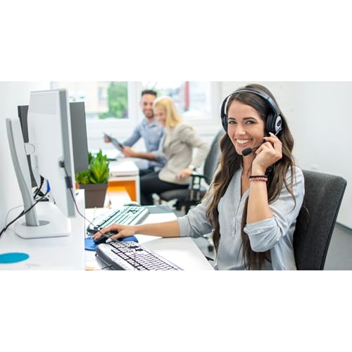 Spracht Spracht USB Headset for Softphone Comfortable Durable Large Ear Cushions Bendable Microphone Arm for PC and Mac - View 3 of 7