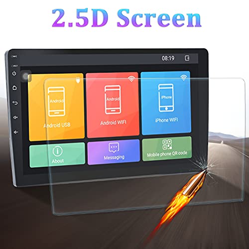 OiLiehu 10.1 Inch Android Double Din Car Stereo Touch Screen Radio with WiFi GPS Navigation Bluetooth FM Dual USB Backup Camera - View 7 of 10