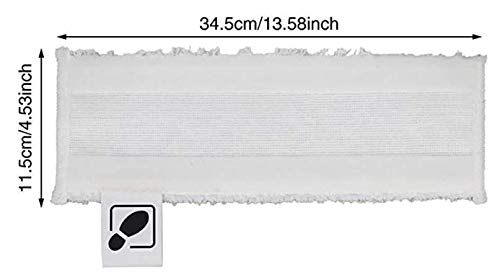 OYSTERBOY OYSTERBOY 6 Pcs Replacement Microfiber Mop Cloth Pad for Karcher Steam Cleaner EasyFix SC 2 SC 3 SC 4 SC 5 Durable Accessories - View 3 of 8