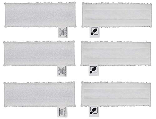 OYSTERBOY OYSTERBOY 6 Pcs Replacement Microfiber Mop Cloth Pad for Karcher Steam Cleaner EasyFix SC 2 SC 3 SC 4 SC 5 Durable Accessories - View 2 of 8