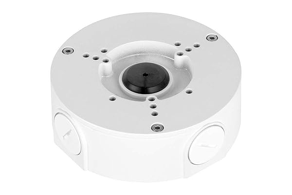Lorex Lorex Outdoor Round Junction Box for 3 Screw Base Cameras White Durable Weatherproof Design for Enhanced Security Installation